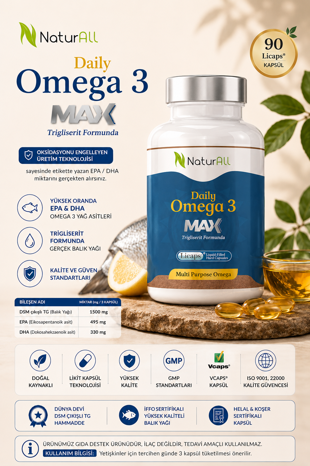 Daily Omega 3 Max