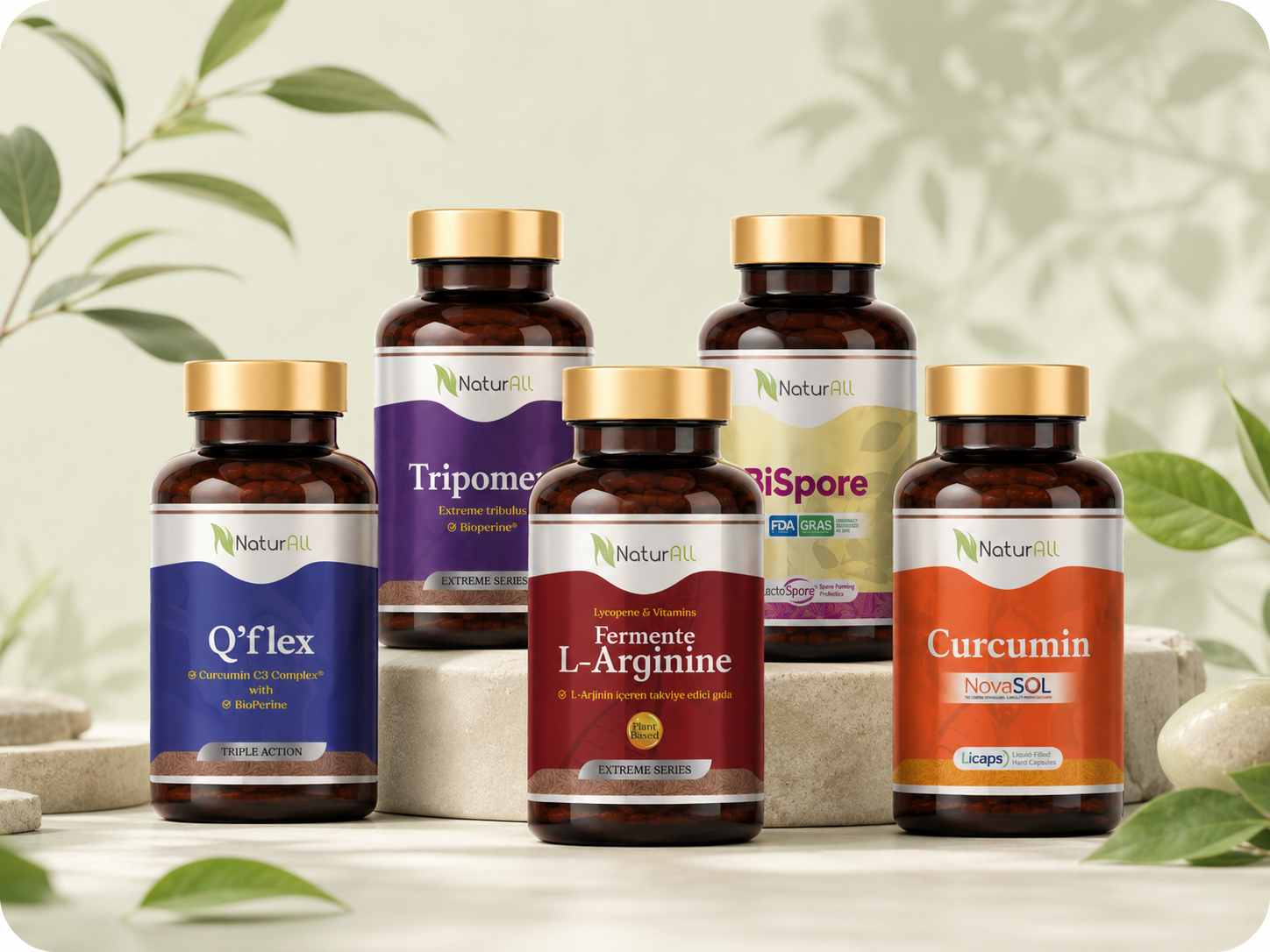 NaturAll ürünleri günlük rutin görseli